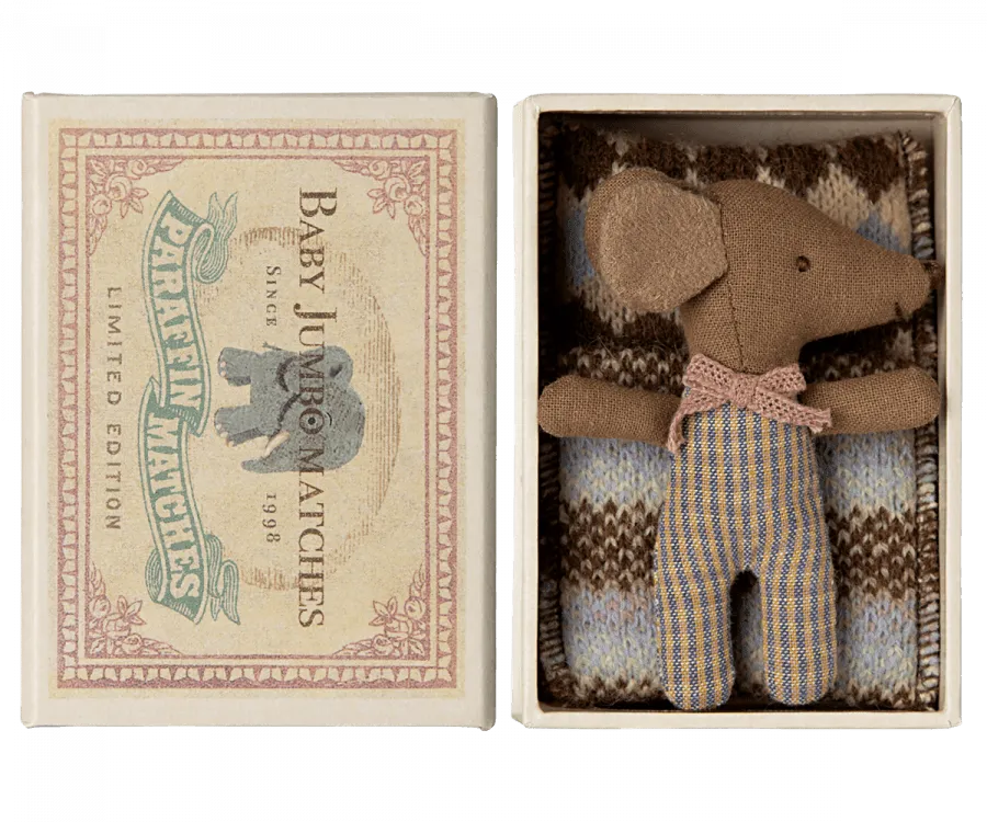 Maileg Sleepy Wakey Baby Mouse Rose: BACK SOON