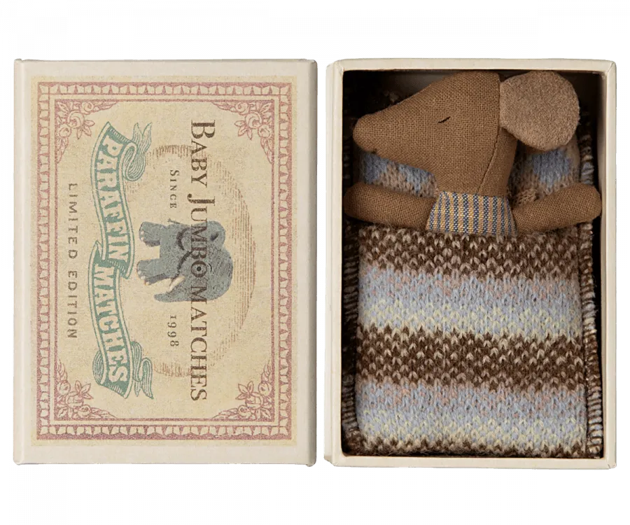 Maileg Sleepy Wakey Baby Mouse Rose: BACK SOON