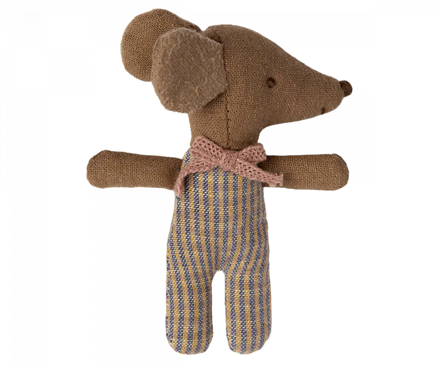 Maileg Sleepy Wakey Baby Mouse Rose: BACK SOON