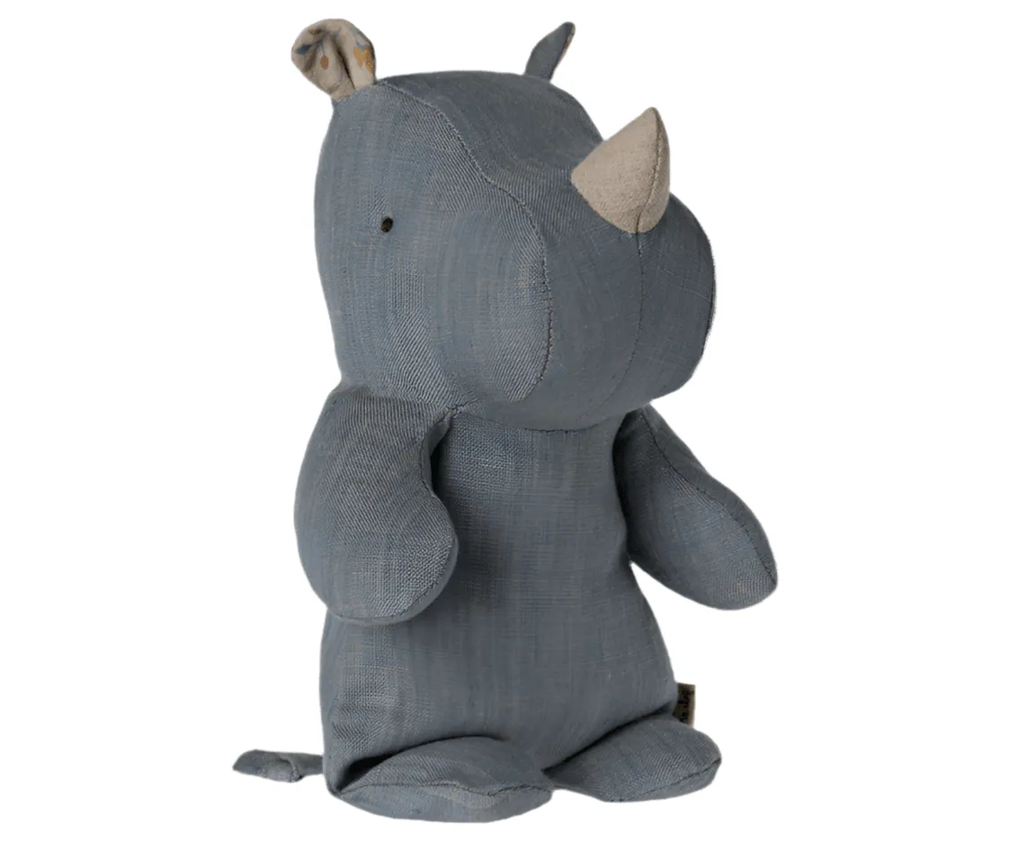 Maileg Small Rhino Blue Sand Safari Friend: BACK IN STOCK