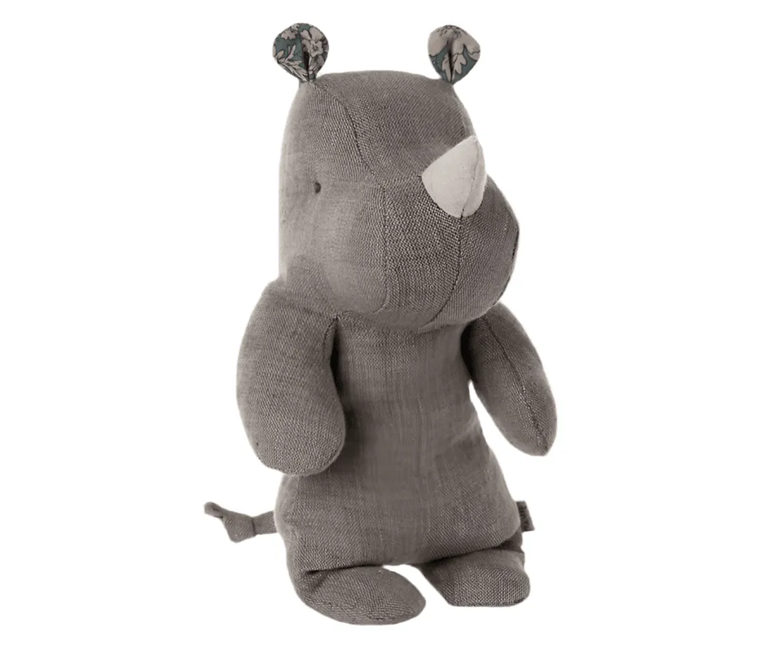Maileg Small Rhino Grey Safari Friend NEW ARRIVAL