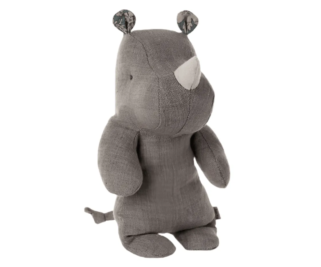Maileg Small Rhino Grey Safari Friend NEW ARRIVAL