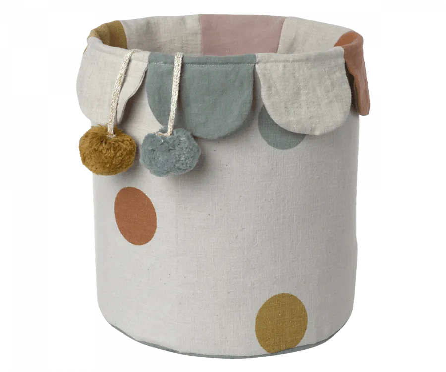 Maileg Storage Basket Chinos Green: LAST TWO