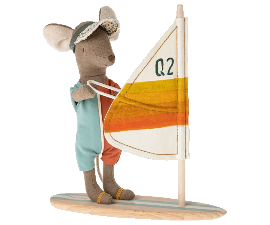 Maileg Surfer Mouse Big Brother Beach Collection Spring Summer 2022