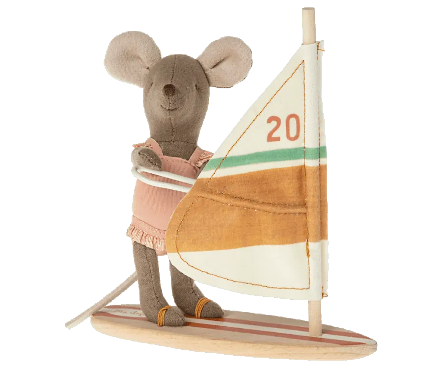 Maileg Surfer Mouse Little Sister Beach Collection