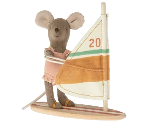 Maileg Surfer Mouse Little Sister Beach Collection