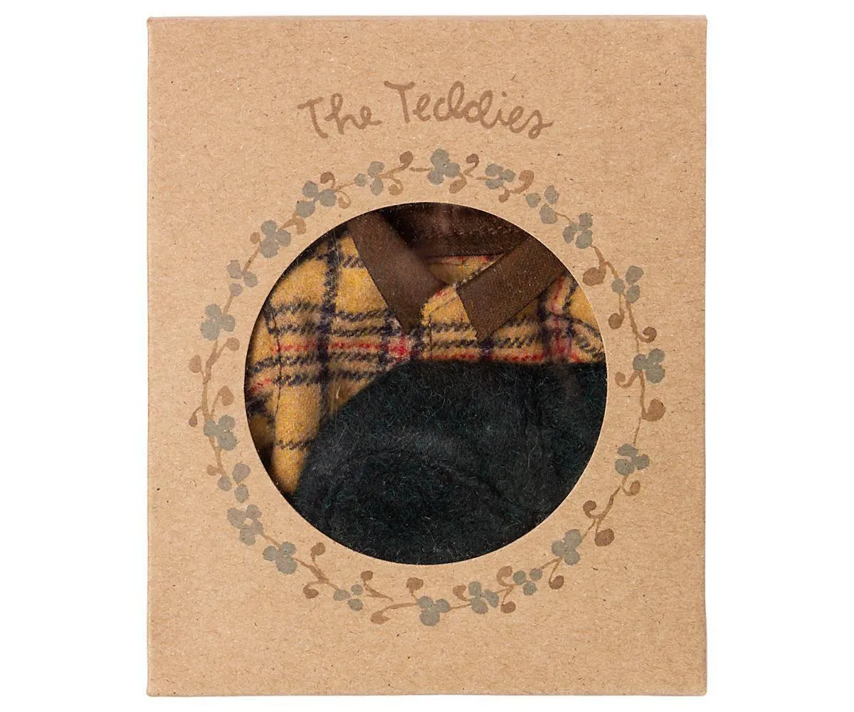Maileg Teddy Dad Woodsman Jacket and Hat: RETIRED LAST CHANCE