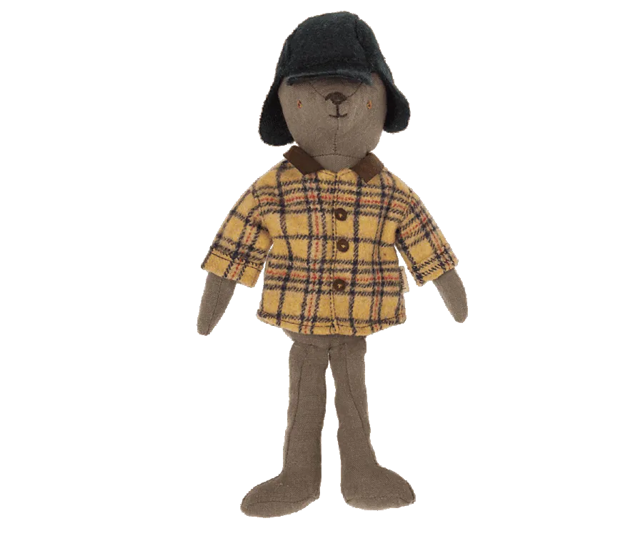 Maileg Teddy Dad Woodsman Jacket and Hat: RETIRED LAST CHANCE