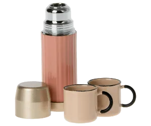 Maileg Thermos Flask and Cups Coral: LAST ONE