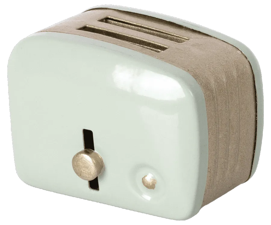Maileg Toaster with Bread  Mint Bunny/ Teddy Size 1-6 scale