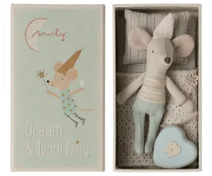 Maileg Tooth Fairy Little Brother Mouse in Matchbox