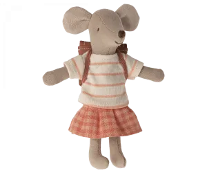 Maileg Tricycle Mouse Big Sister Coral 2024