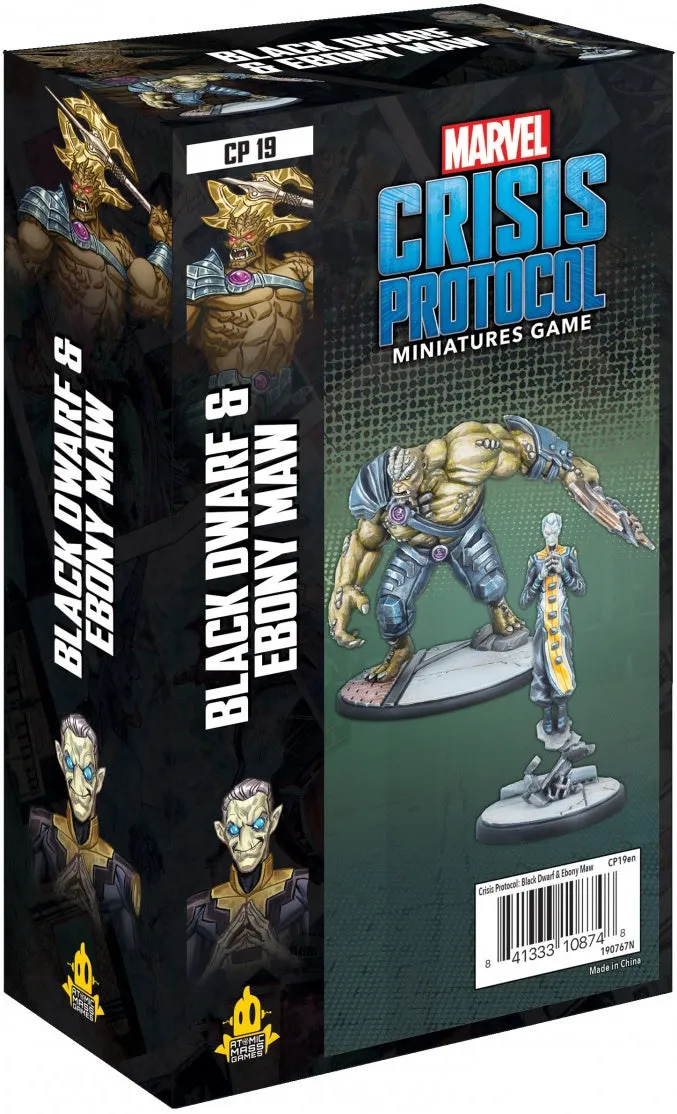 Marvel Crisis Protocol Black Dwarf and Ebony Maw Character Pack