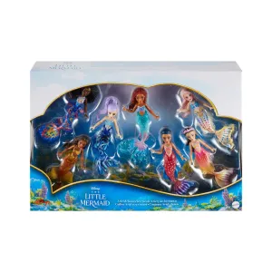 Mattel Little Mermaid Ariel & Sisters Small Doll Set
