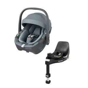 Maxi-Cosi Pebble 360 Car Seat   FamilyFix 360 Base - Essential Grey