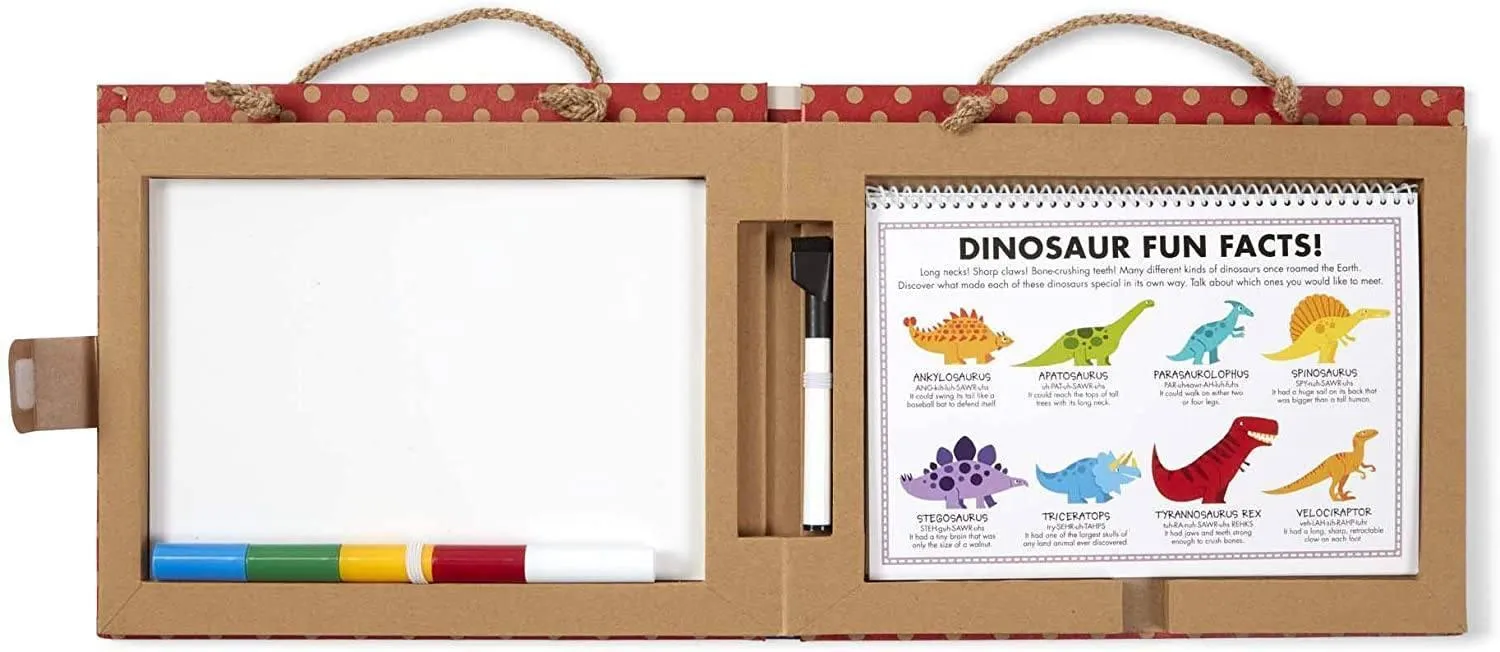 Melissa & Doug 41321 Reusable Drawing & Magnet Kit  Dinosaurs