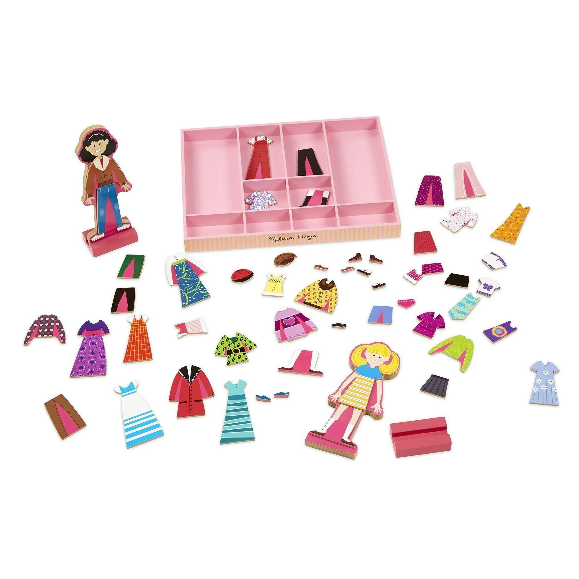 Melissa & Doug Abby & Emma Magnetic Dress-Up Set
