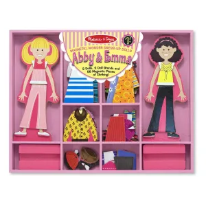 Melissa & Doug Abby & Emma Magnetic Dress-Up Set