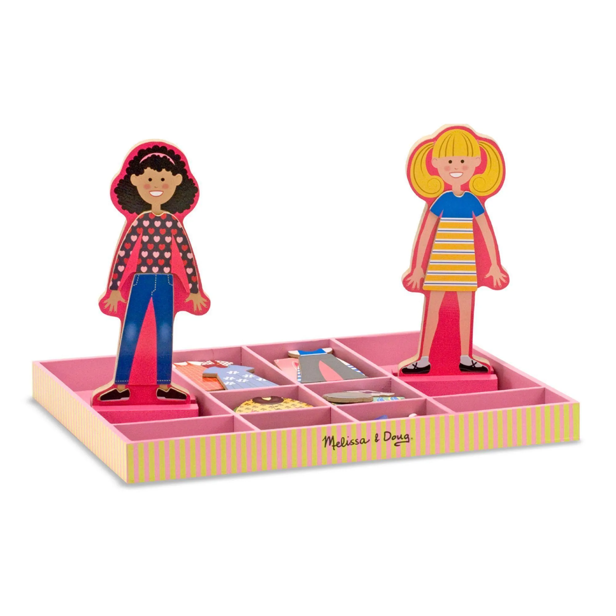 Melissa & Doug Abby & Emma Magnetic Dress-Up Set