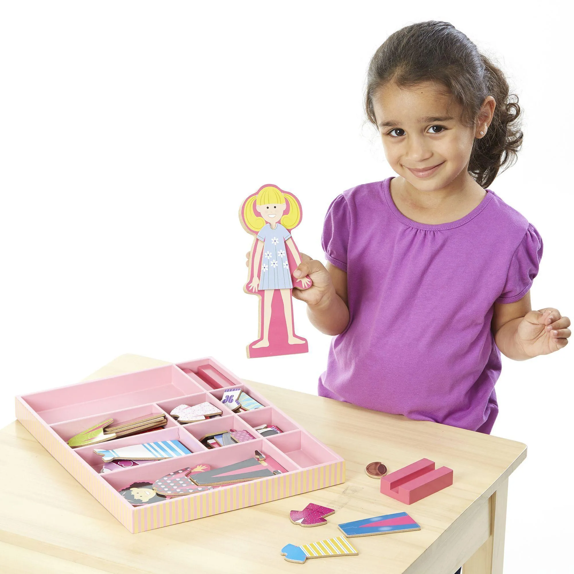 Melissa & Doug Abby & Emma Magnetic Dress-Up Set