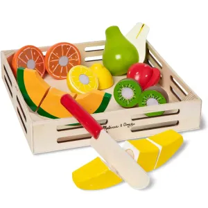 Melissa & Doug Cutting Fruit Set - Wooden Play Food