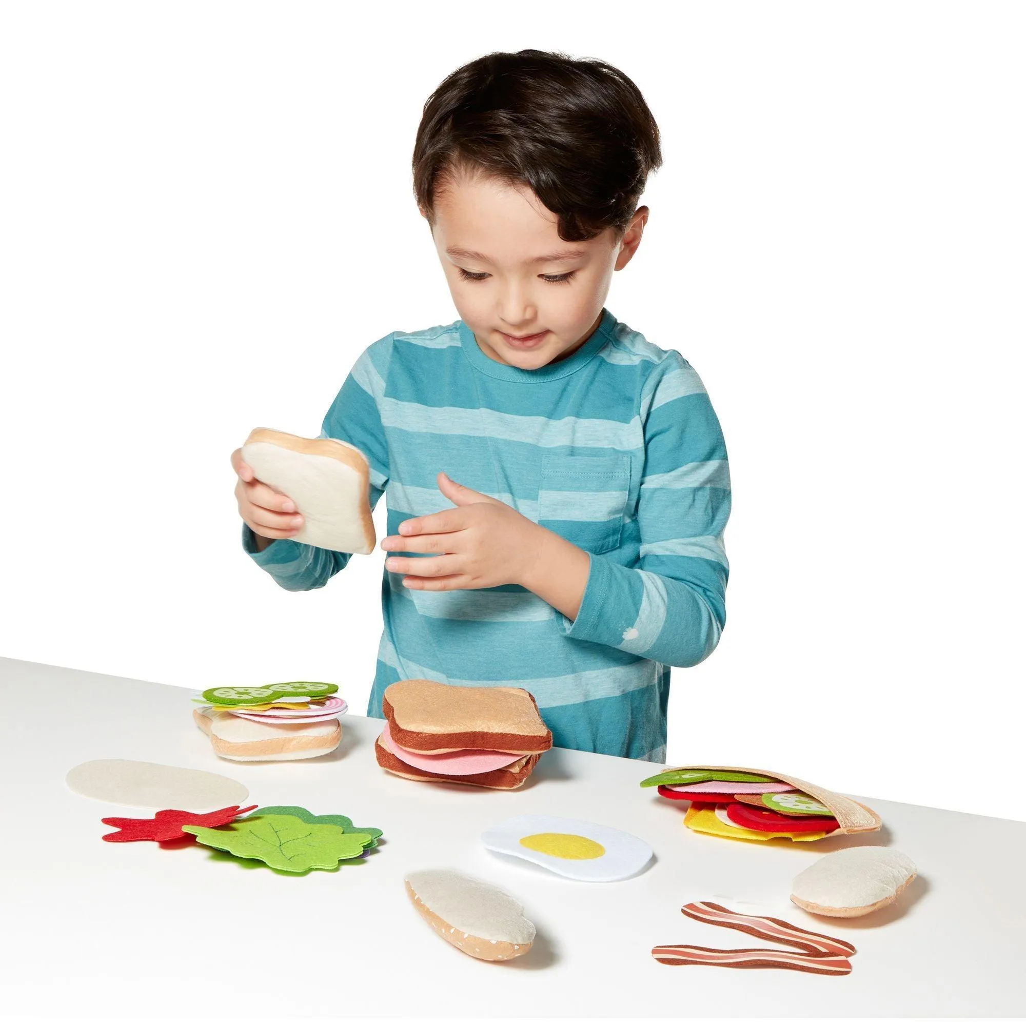 Melissa & Doug Felt Play Food - Sandwich Set