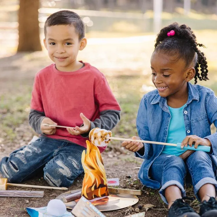 Melissa & Doug Let's Explore Campfire S'Mores Play Set