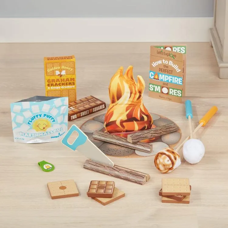 Melissa & Doug Let's Explore Campfire S'Mores Play Set