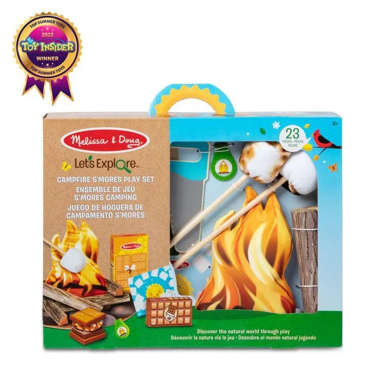 Melissa & Doug Let's Explore Campfire S'Mores Play Set
