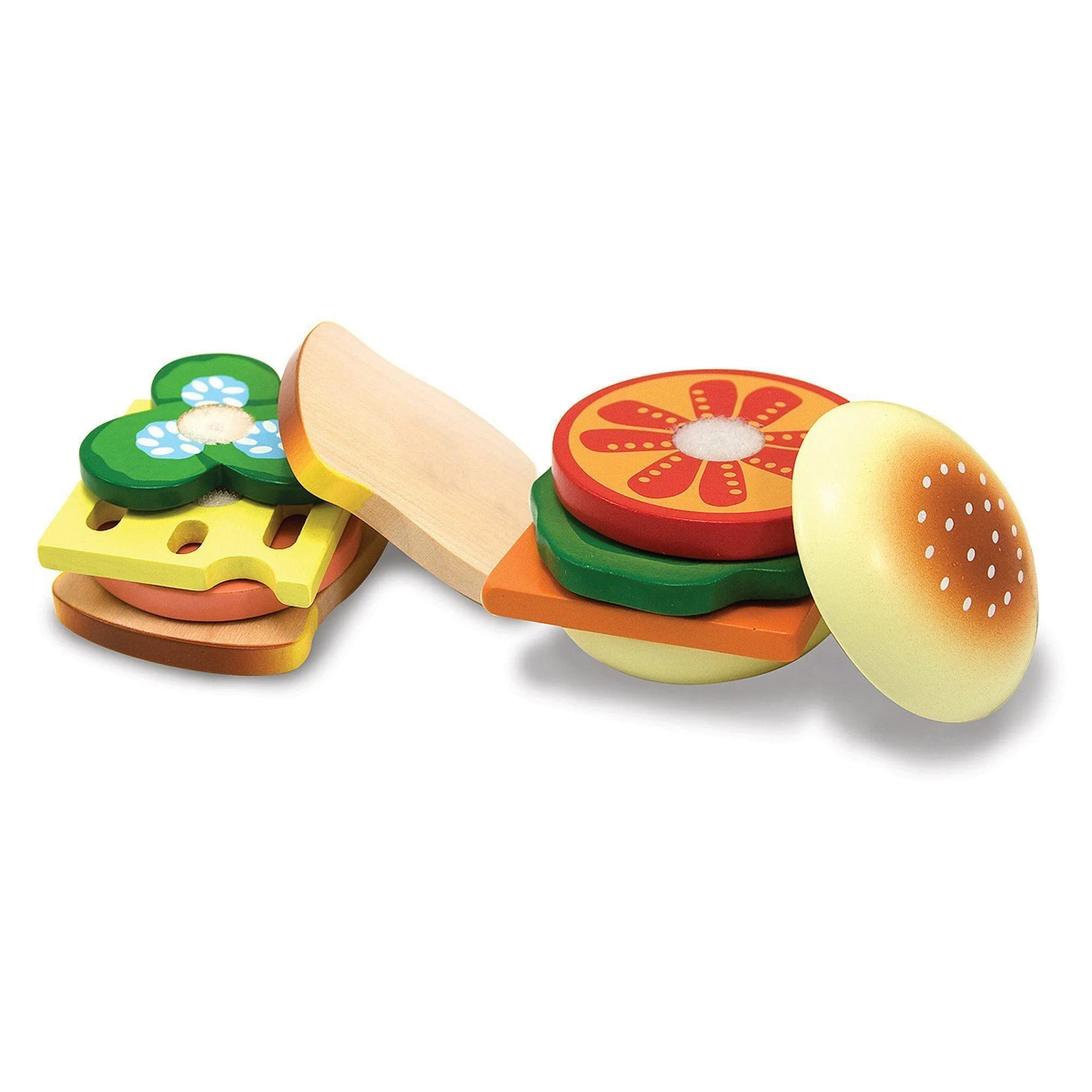 Melissa & Doug Sandwich Making Set - Wooden Play Food