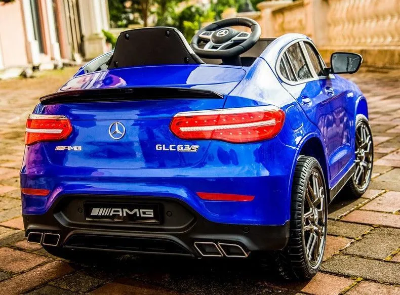 Mercedes-AMG GLC 63 S COUPE Battery Ride-on Car with Remote Control - Blue