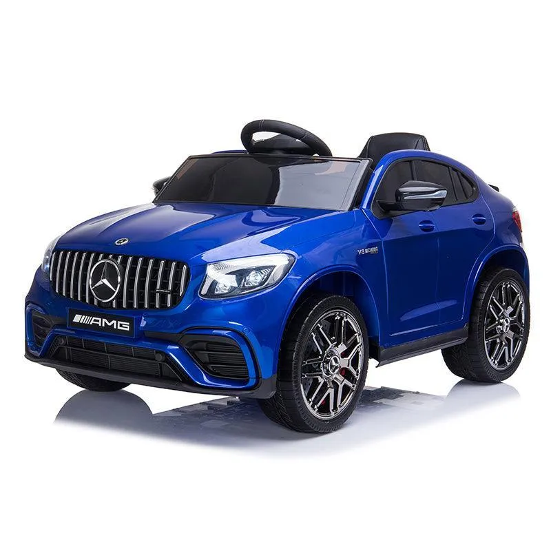 Mercedes-AMG GLC 63 S COUPE Battery Ride-on Car with Remote Control - Blue