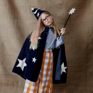Meri Meri Blue Velvet Wizard Costume - Final Sale Odin Parker