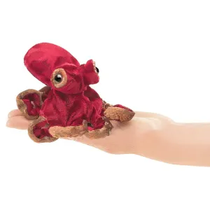 Mini Red Octopus Puppet: LAST TWO