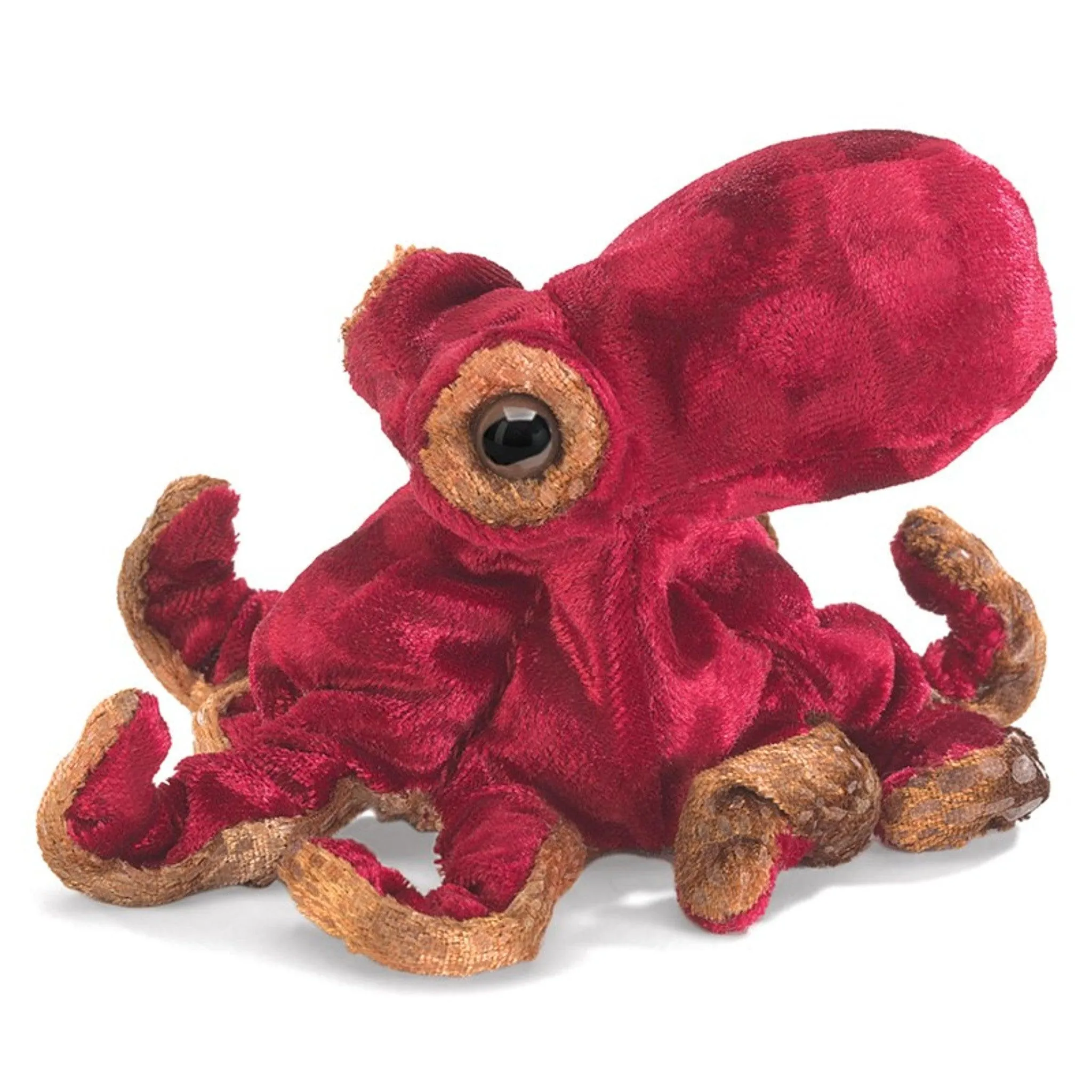 Mini Red Octopus Puppet: LAST TWO