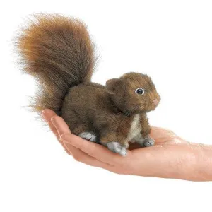 Mini Red Squirrel Puppet