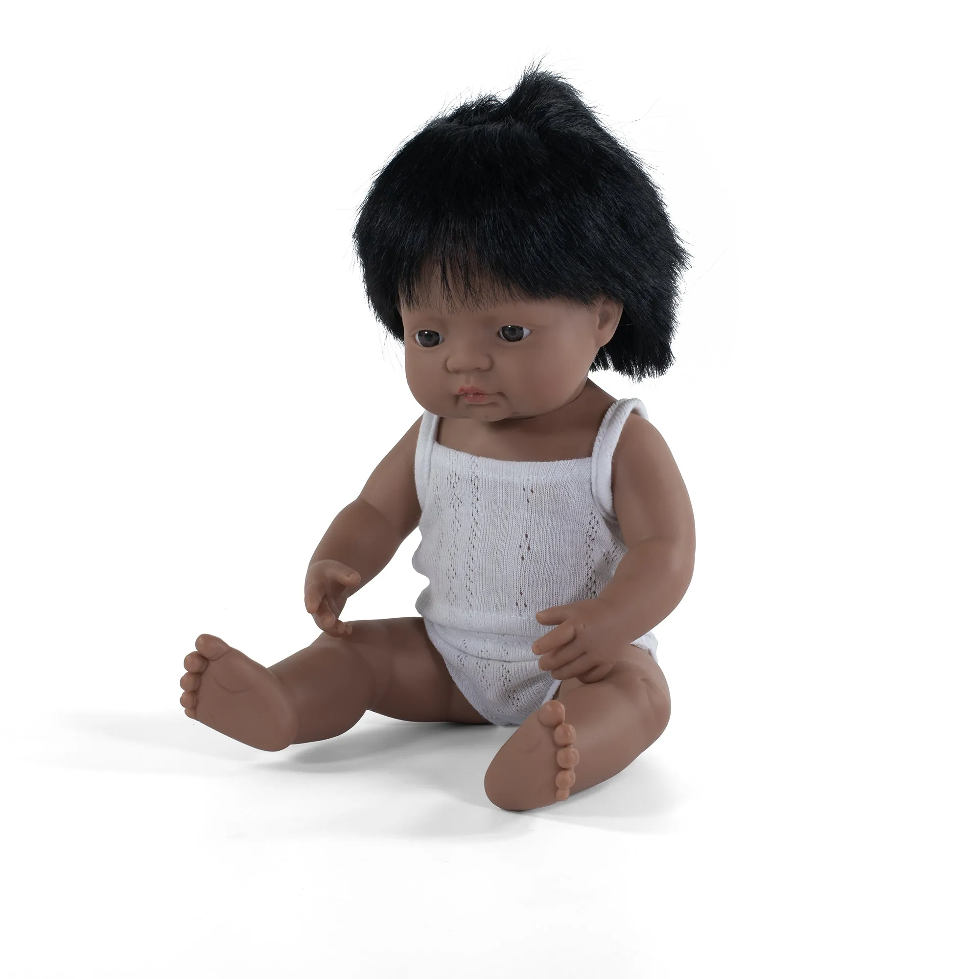 Miniland Baby Doll Hispanic Latin BOY 38 cm
