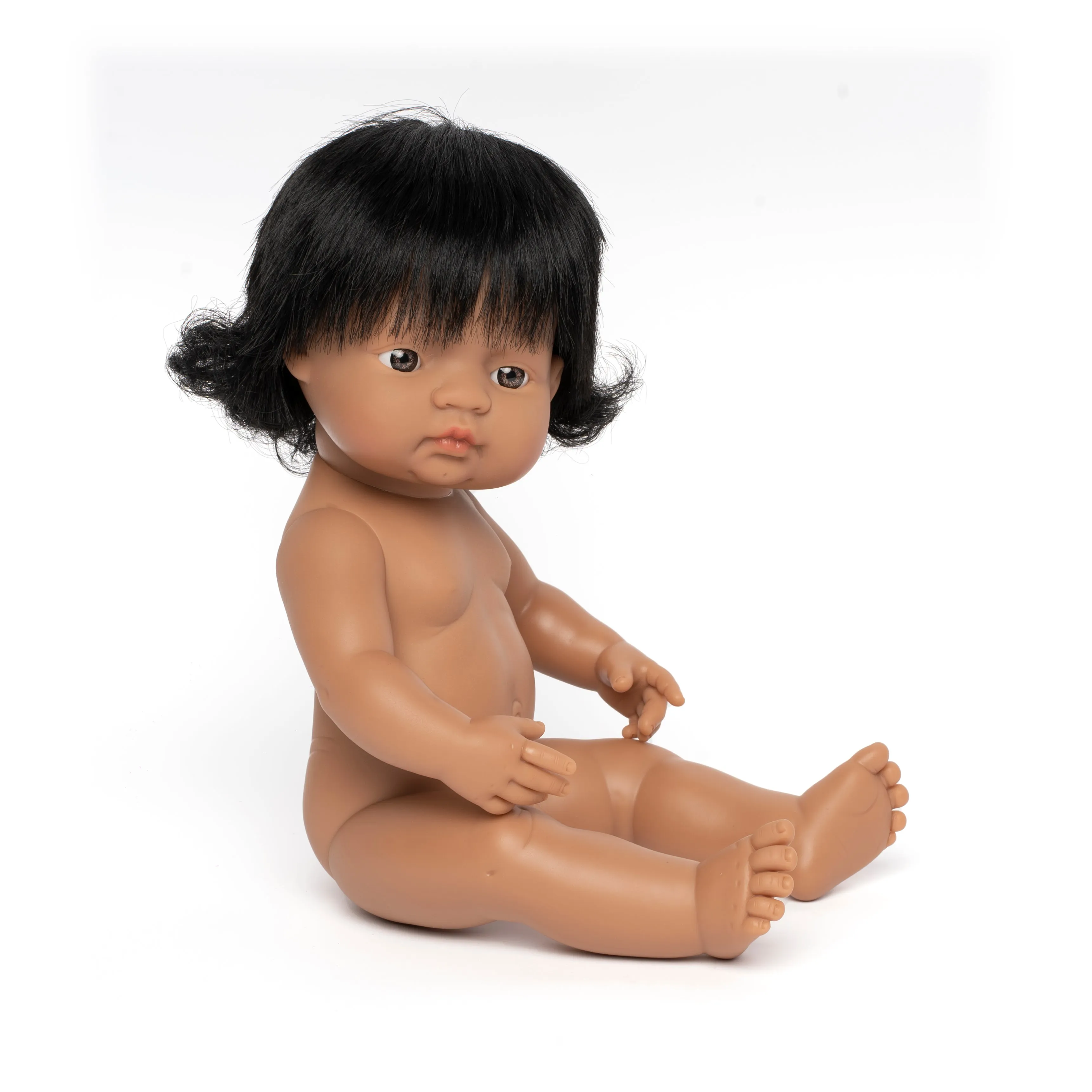 Miniland Baby Doll Hispanic Latin GIRL 38 cm