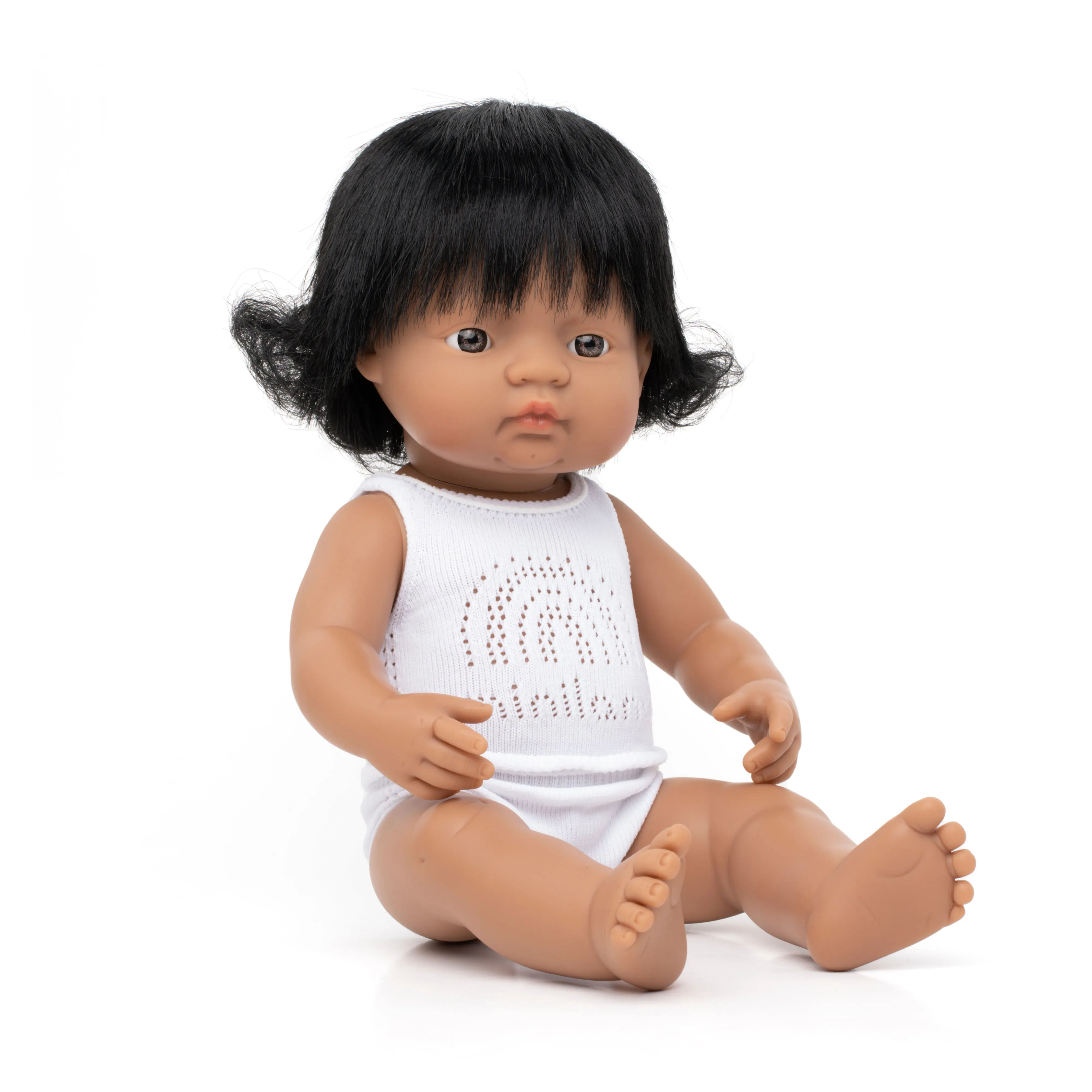 Miniland Baby Doll Hispanic Latin GIRL 38 cm