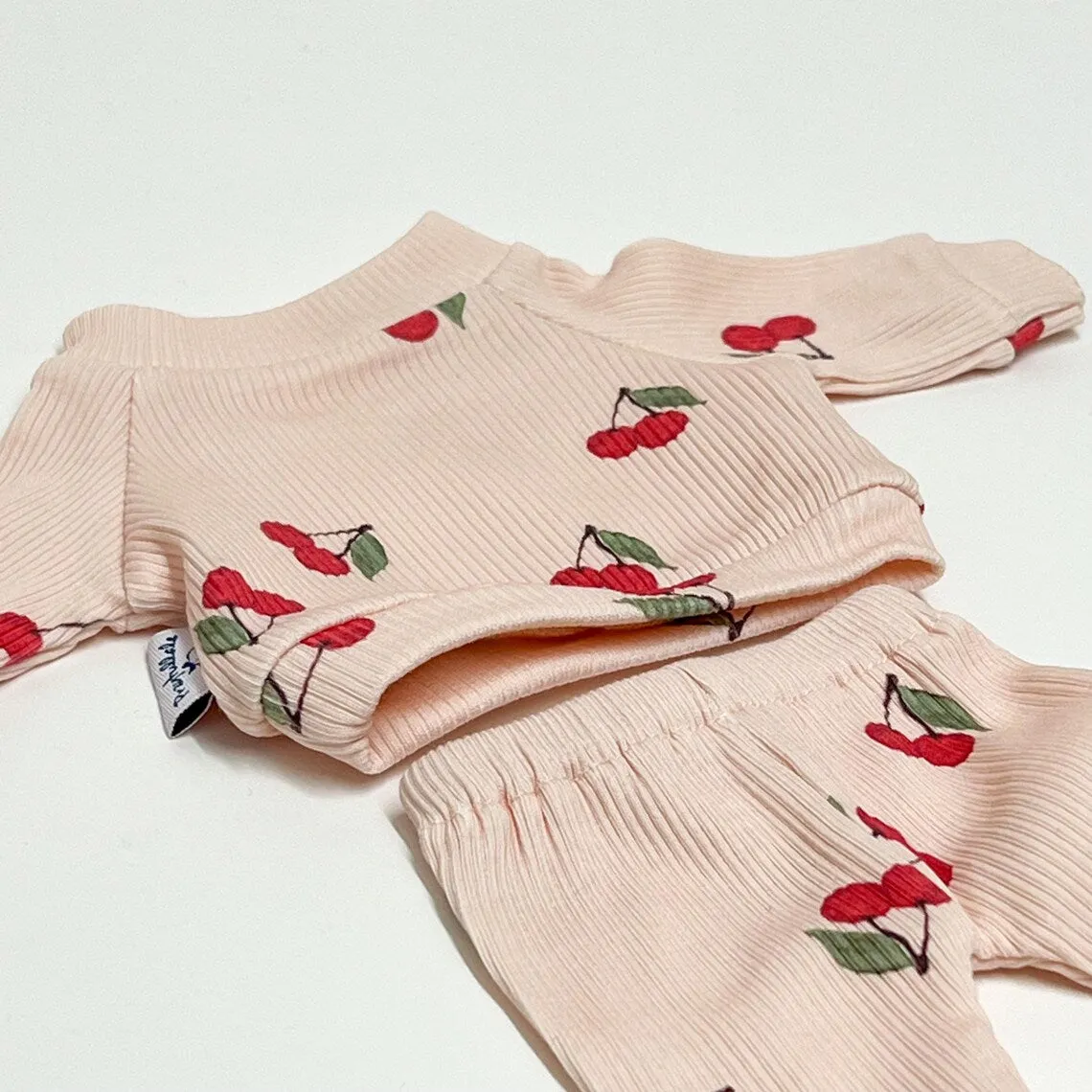 Miniland Doll Clothing 32cm | Lounge Set | Cherries