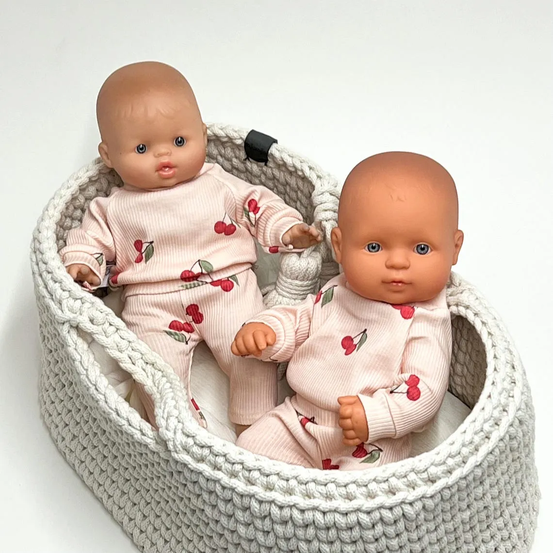 Miniland Doll Clothing 32cm | Lounge Set | Cherries