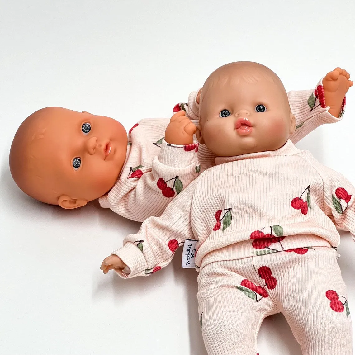 Miniland Doll Clothing 32cm | Lounge Set | Cherries