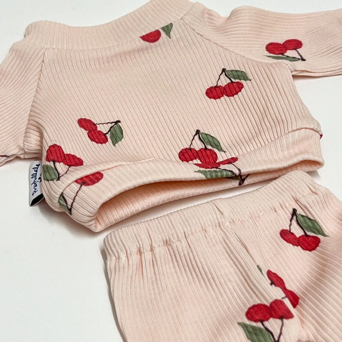 Miniland Doll Clothing 32cm | Lounge Set | Cherries