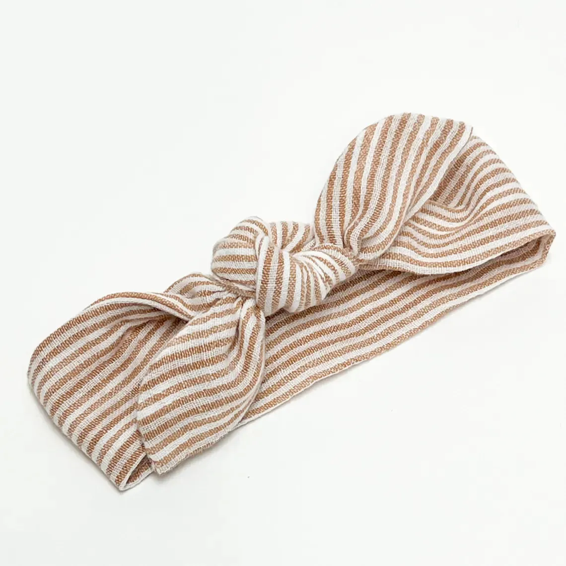 Miniland Doll Clothing 38cm | Dress   Headband | Beige Stripe