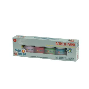 Mouse Mansion Acrylic Paint (Six basic colours  Three Brushes)  NEW PRODUCT