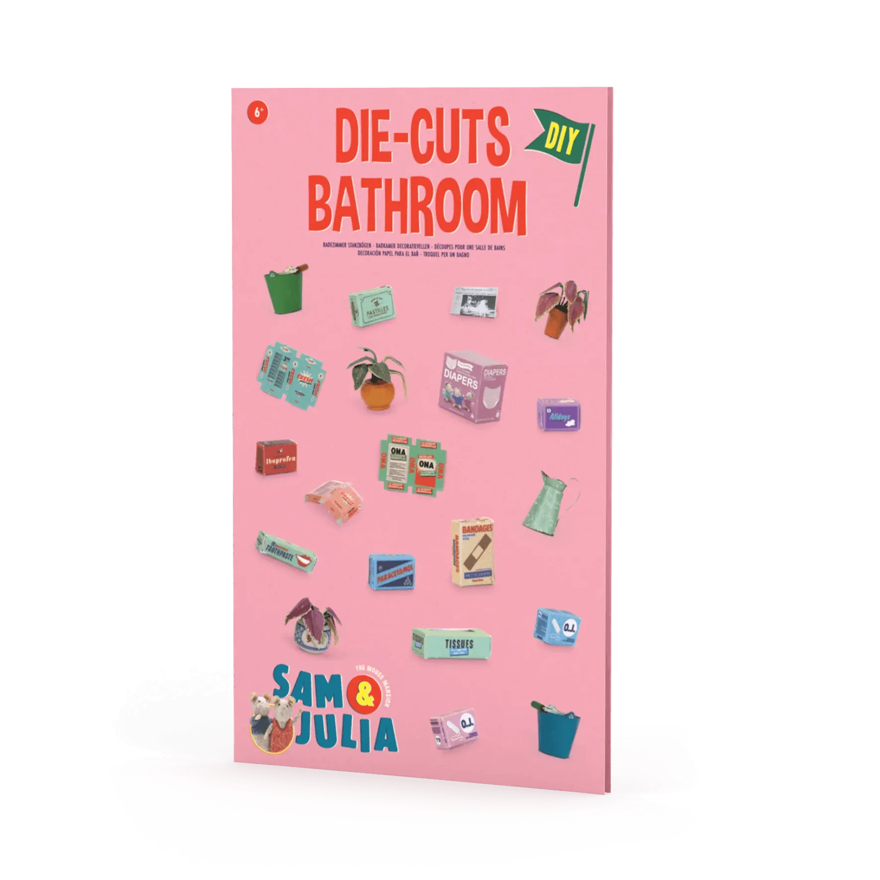Mouse Mansion Bathroom DIE CUTS  NEW PRODUCT