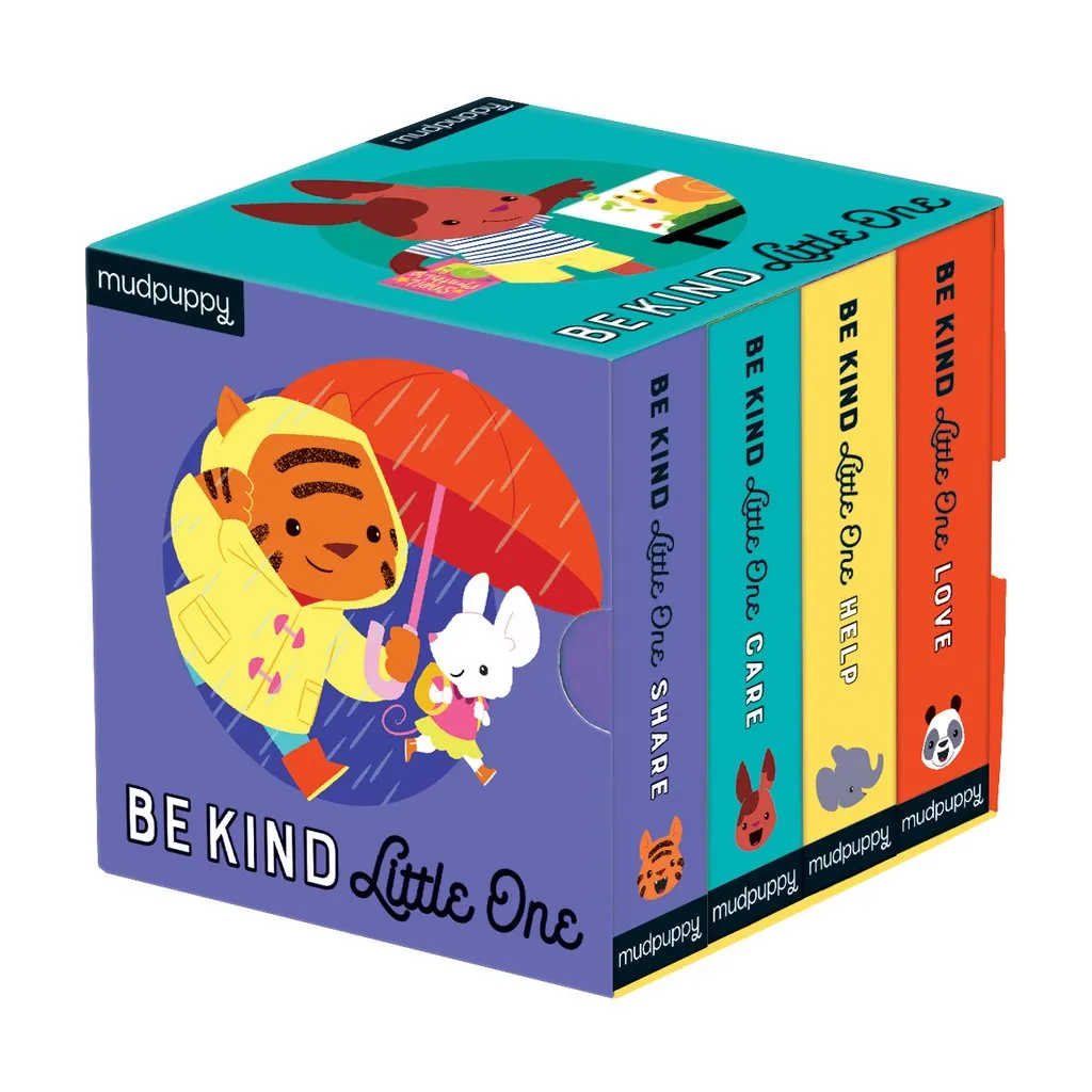 Mud Puppy Be Kind Little One Board Book Set