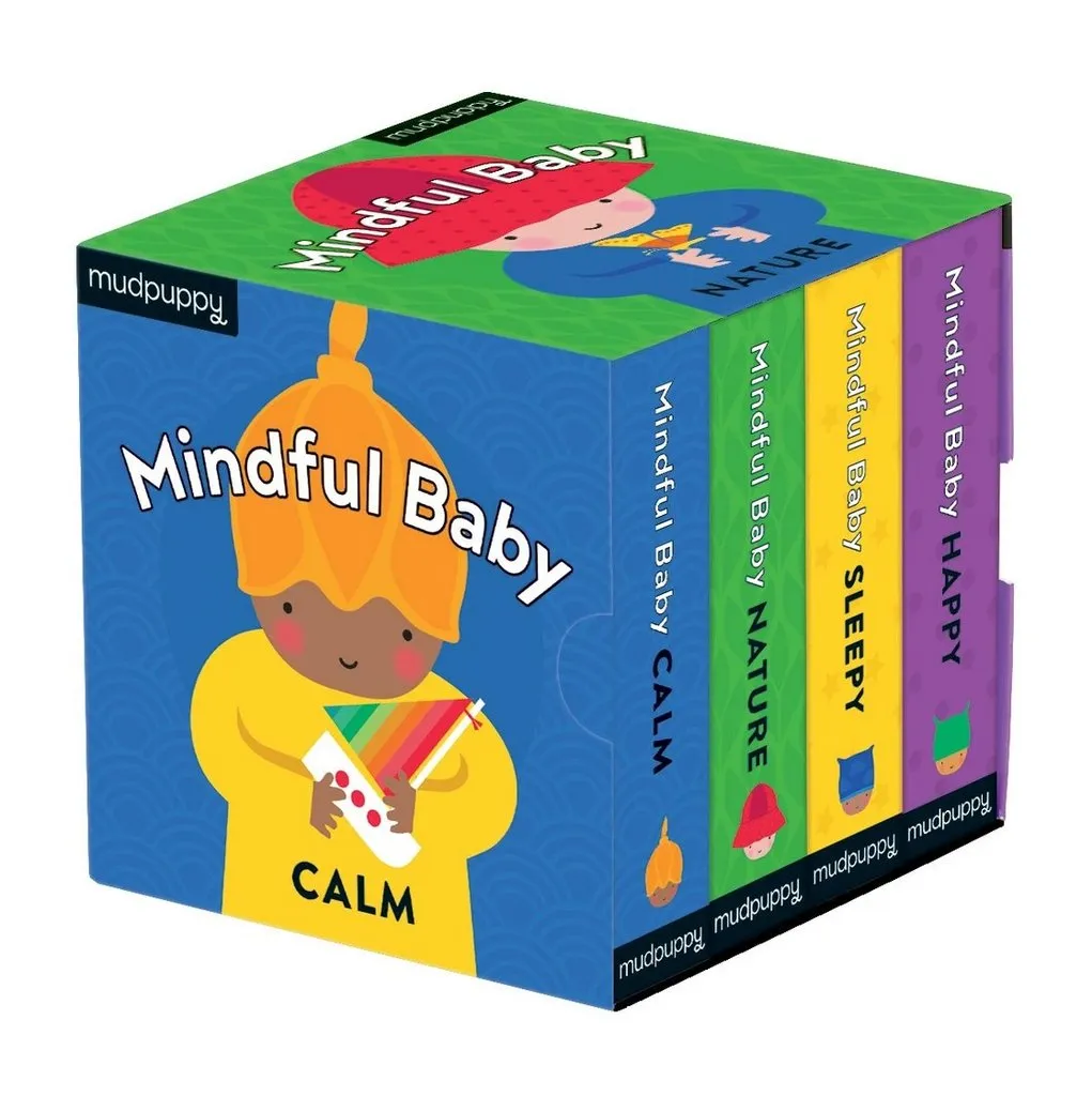 Mud Puppy Mindful Baby Board Book Set