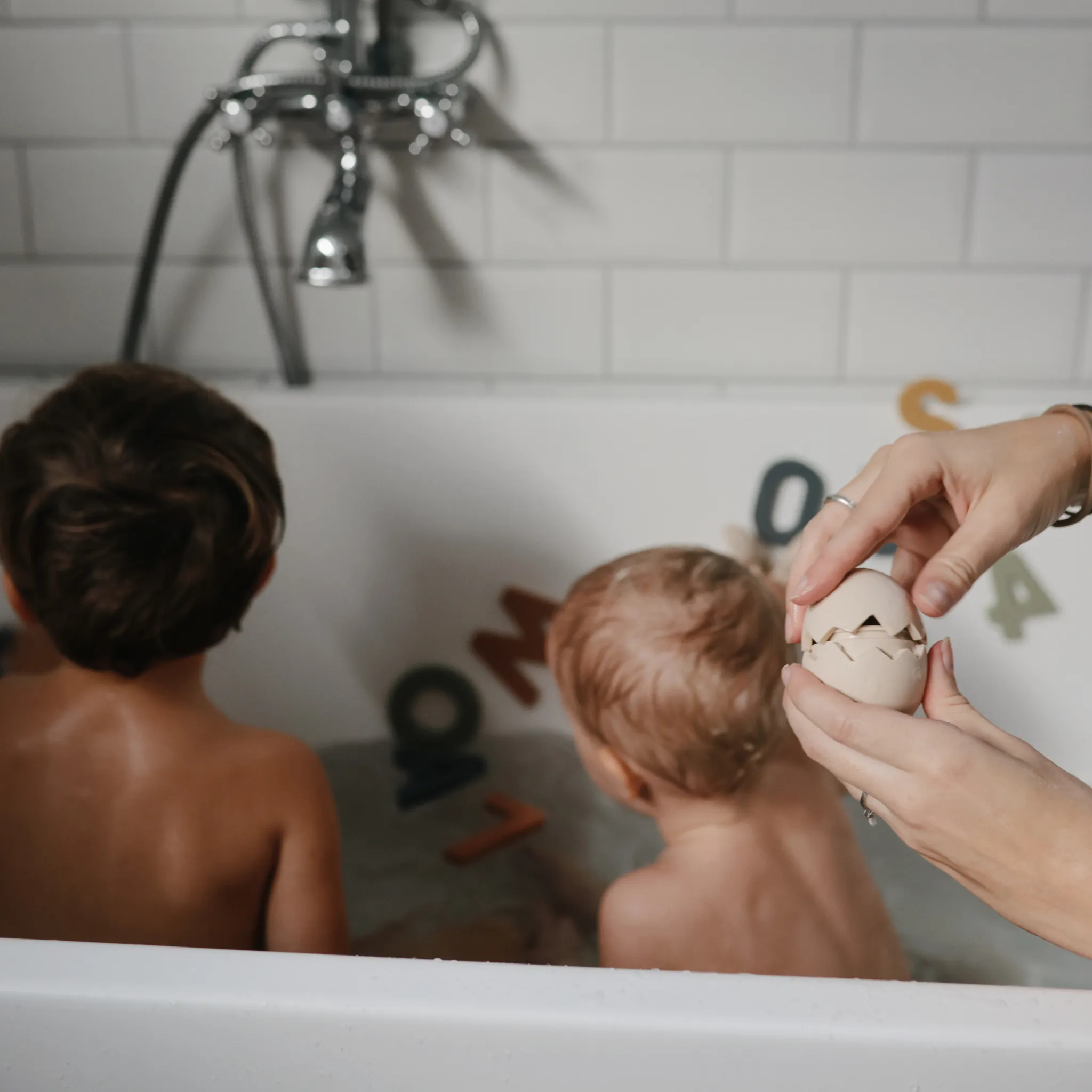 Mushie Bath Play Set - Dino