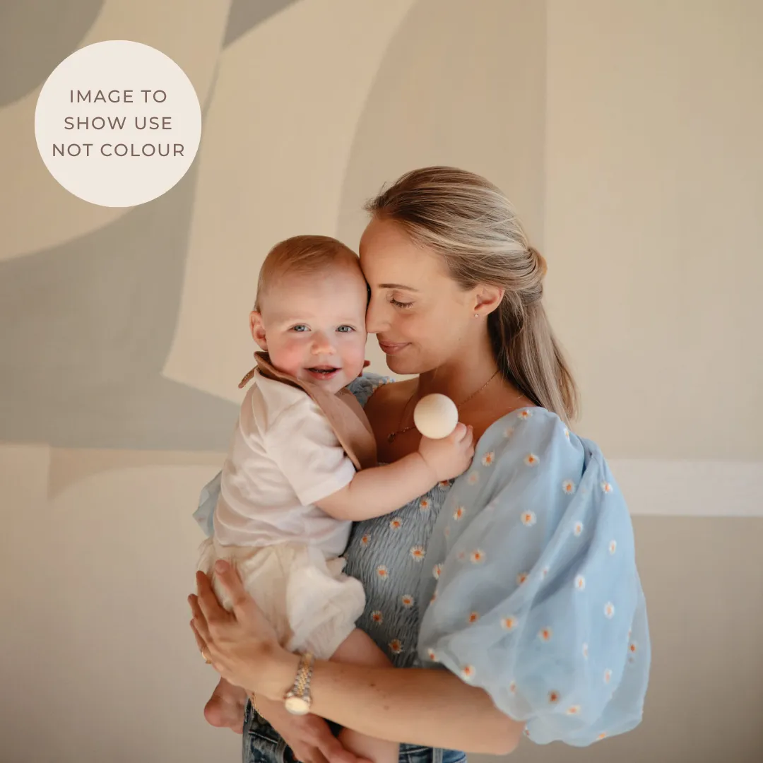 Mushie Silicone Baby Rattle | Blush